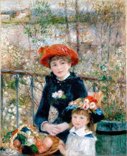 Pierre Auguste Renoir On the Terrasse Sweden oil painting art